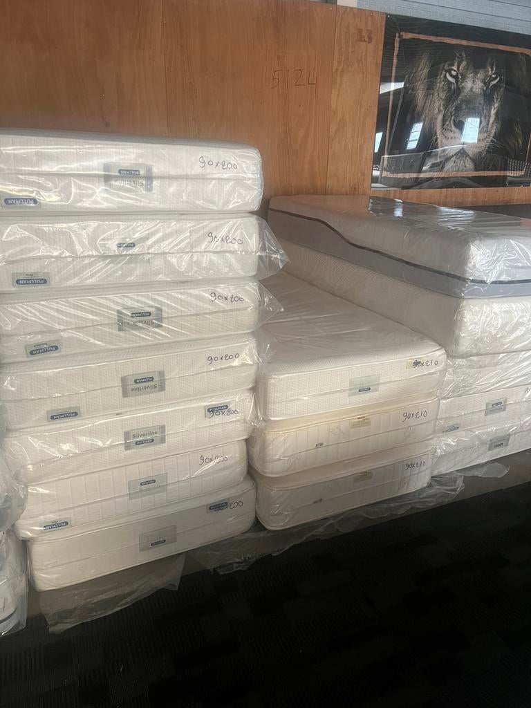 2x nieuwe silverline premier 90x200 matras
