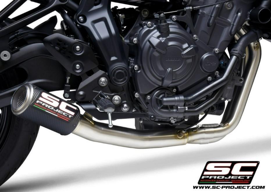 SC-Project CR-T Yamaha MT-07 sportuitlaat mt07, Ophalen of Verzenden, Nieuw