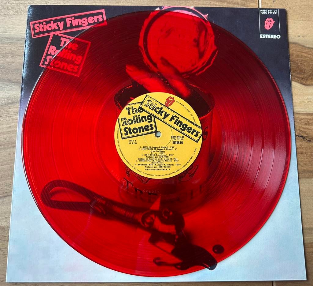 ✅ The Rolling Stones - Sticky Fingers Red Ltd Vinyl LP, Cd's en Dvd's, Vinyl | Rock, Ophalen of Verzenden, Zo goed als nieuw, 12 inch