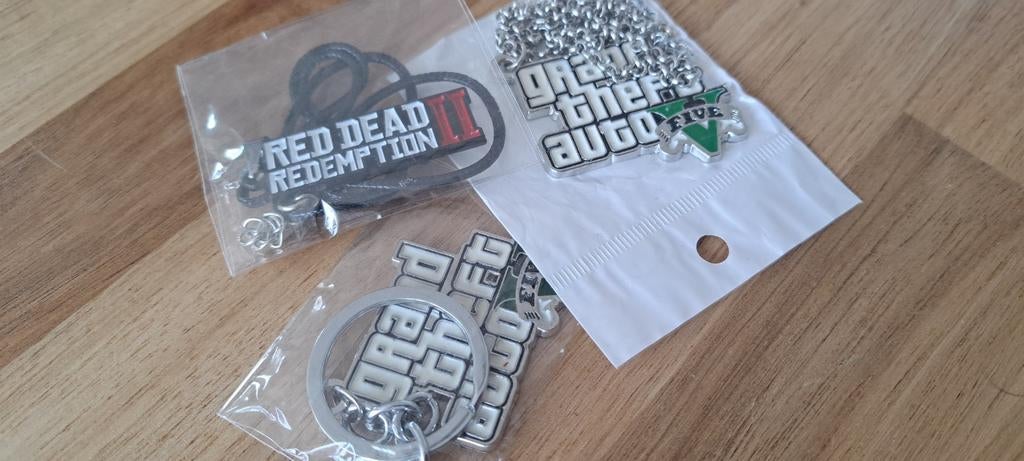 Keyring etc Grand Theft Auto. Set., Ophalen of Verzenden