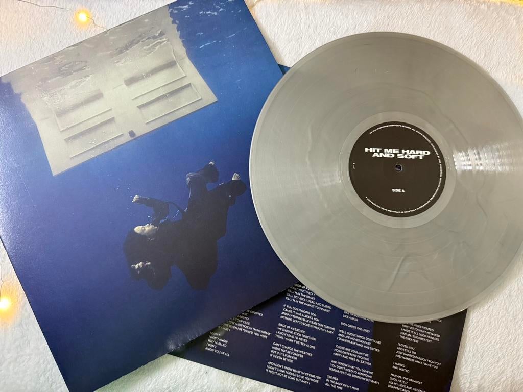 Hit me hard and soft grijs vinyl Billie Eilish, Cd's en Dvd's, Ophalen of Verzenden, Zo goed als nieuw, 12 inch