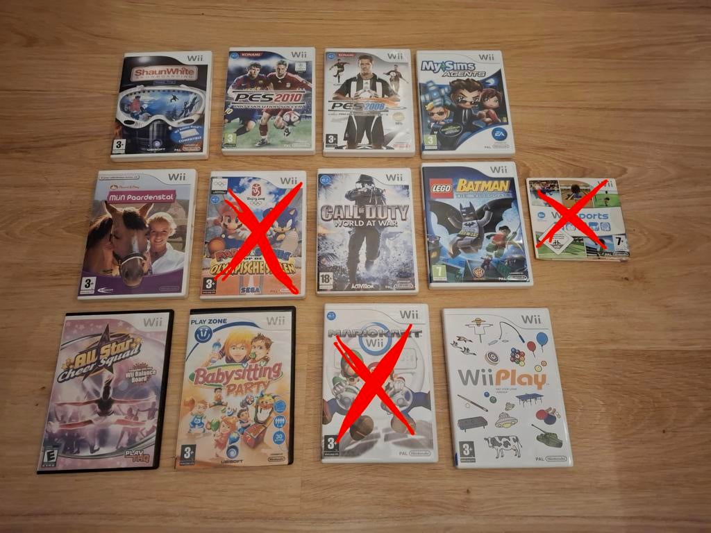 Wii spellen, Hobby en Vrije tijd, Stickers en Plaatjes, Ophalen of Verzenden, Zo goed als nieuw, Plaatje