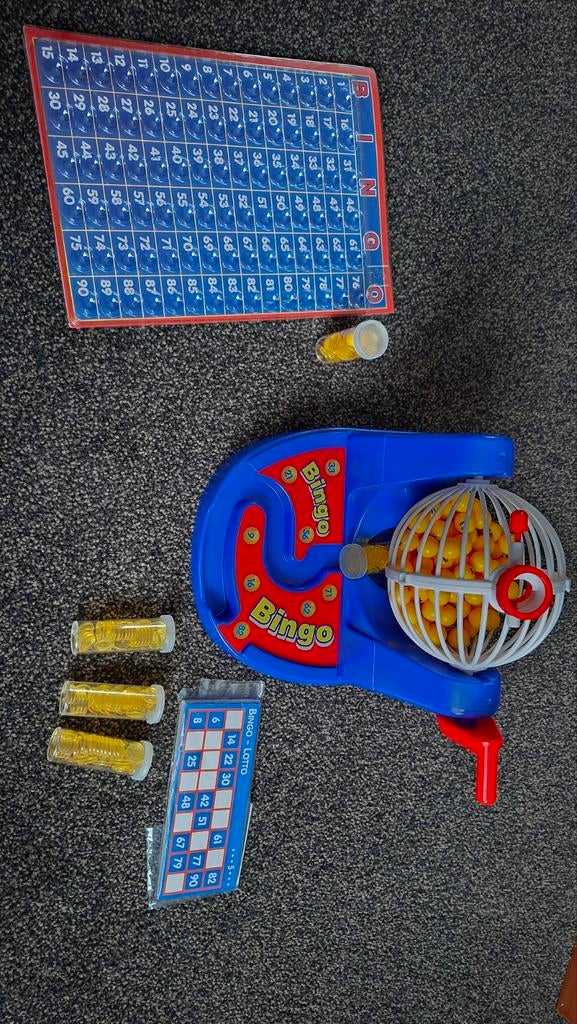 Vintage Bingo Spel Compleet, Gebruikt, Onbekend, Ophalen of Verzenden, Vijf spelers of meer