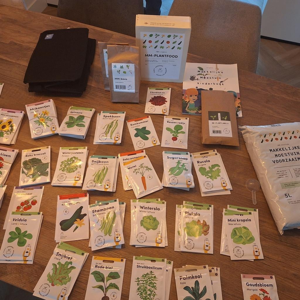 Makkelijke Moestuin producten en grond EDE, Ophalen, Volle zon