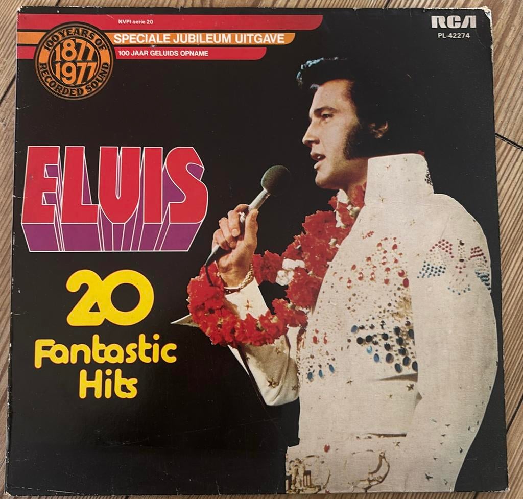 Vinyl Lp Elvis “20 fantastic hits”, Ophalen of Verzenden, Gebruikt, 12 inch