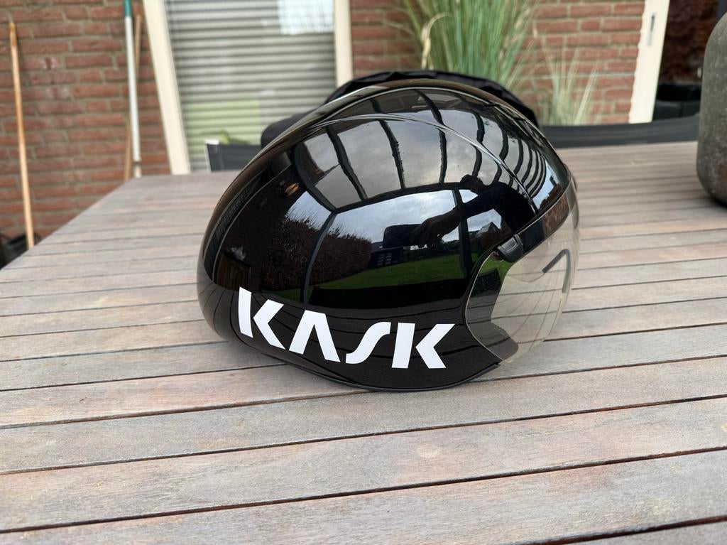 Kask Bambino Pro Tijdrithelm, Fietsen en Brommers, Ophalen of Verzenden, Zo goed als nieuw, M, Heer of Dame