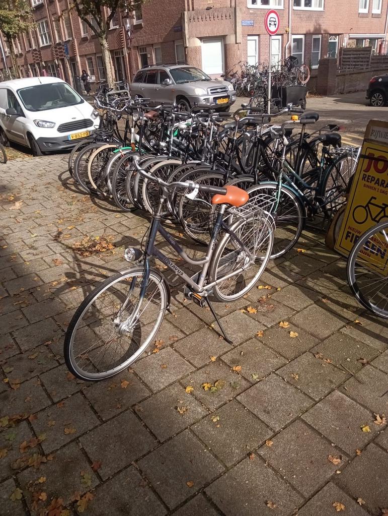 Batavus damesfiets 7 versnellingen & handremmen 53 cm frame, Ophalen, Versnellingen, Batavus, 53 tot 56 cm