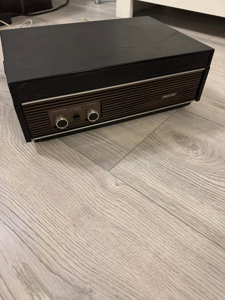 Philips Automatic 4303 level bandrecorder type N4303/00, Ophalen of Verzenden, Bandrecorder, Met stofkap