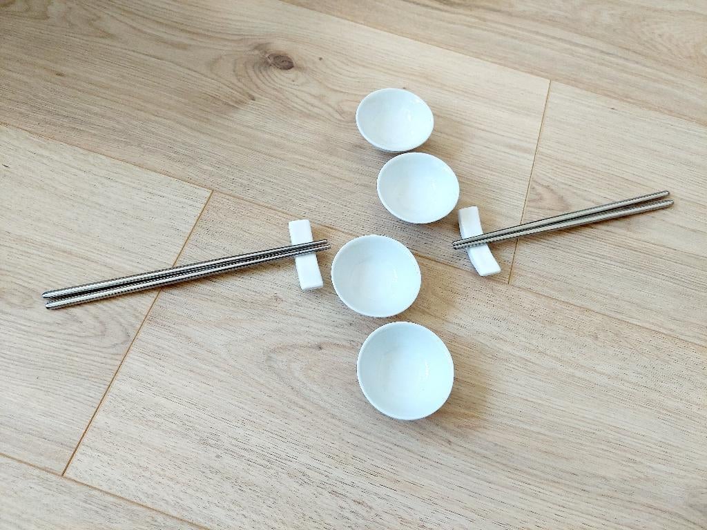 Compleet setje voor sushi, Ophalen of Verzenden, Zo goed als nieuw, Overige materialen, Vaatwasserbestendig