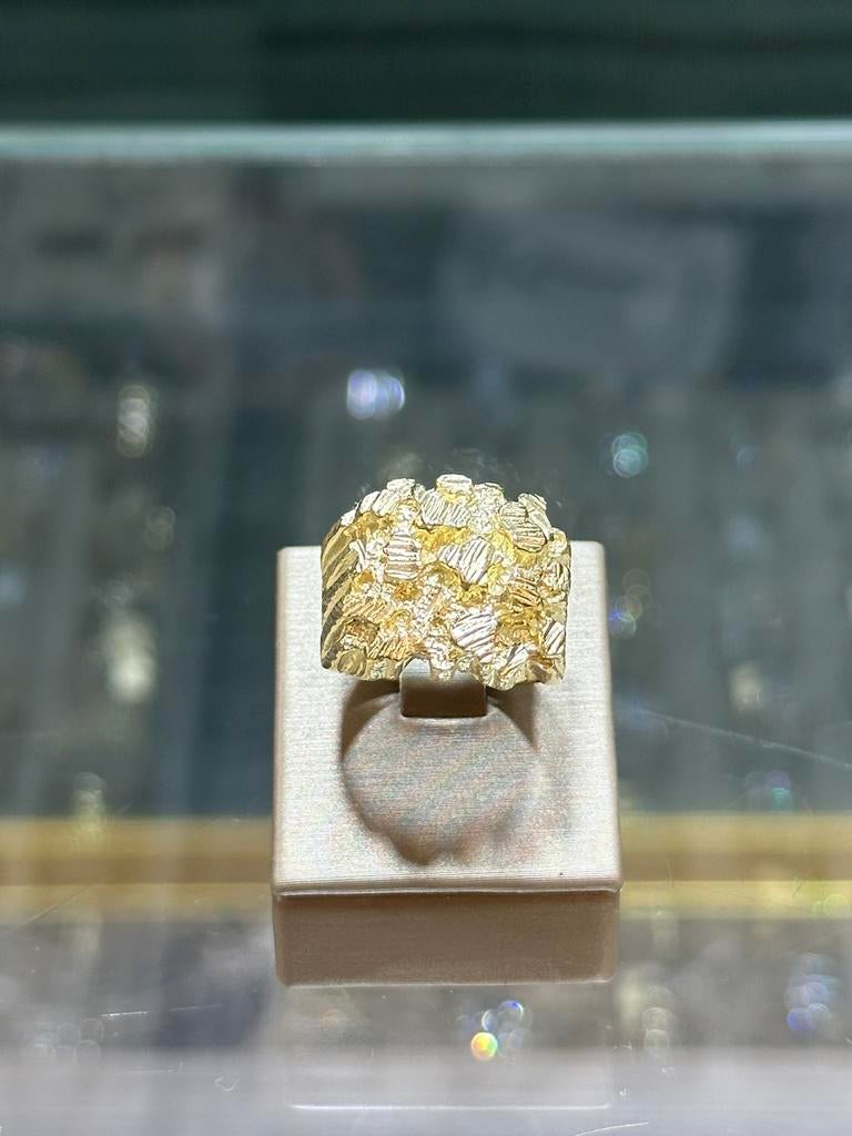 18KT Goud - Piet Piet Ring - 15.4 Gram - Ring - Herenring, Ophalen, 20 of groter, Nieuw, Goud