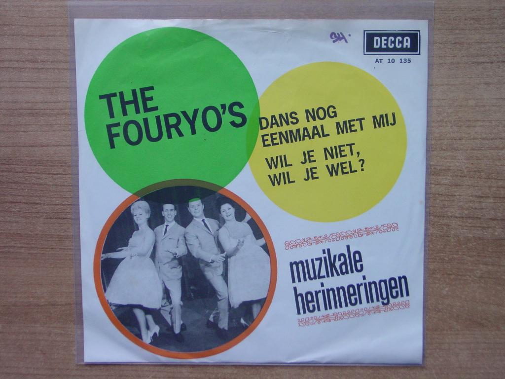 The Fouryo's ‎– Dans Nog Eenmaal Met Mij, Cd's en Dvd's, Gebruikt, 7 inch, Single, Ophalen of Verzenden