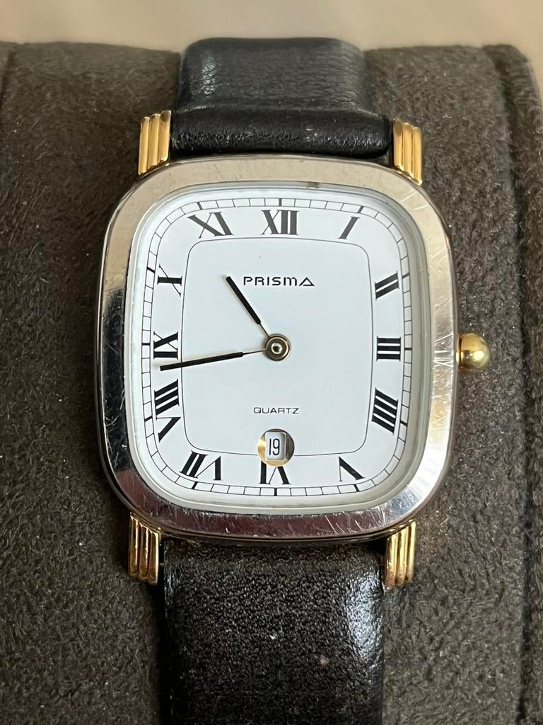 PRISMA CARRÉ DAMES HORLOGE, Ophalen of Verzenden, Zo goed als nieuw