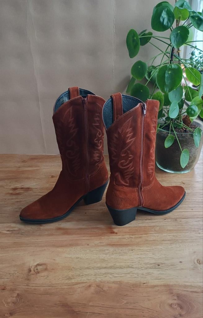 Red Rag Suède Laarzen Maat 41, Ophalen, Bruin, Lage of Enkellaarzen, Zo goed als nieuw