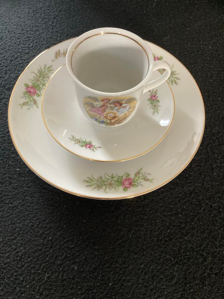 Communie Servies Thüringer Porzellan Fabrik, Antiek en Kunst, Antiek | Servies compleet, Ophalen of Verzenden