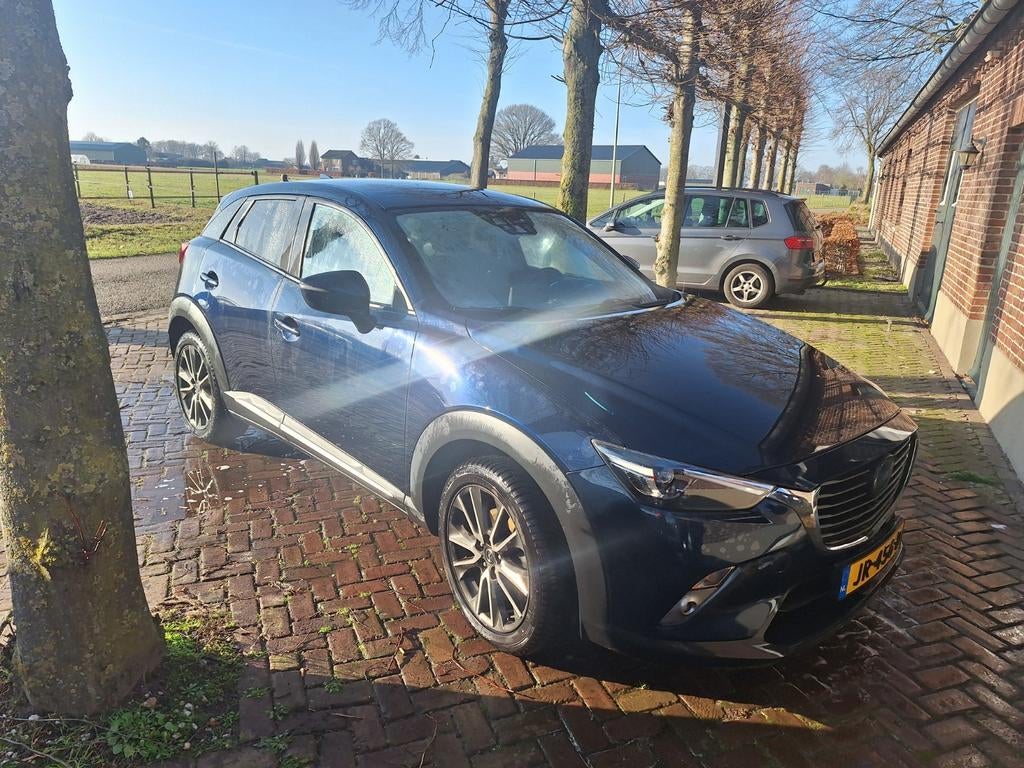 Mazda CX-3 2.0 Skyactiv-g 88KW 2016 Blauw, Auto's, Voorwielaandrijving, 1998 cc, Zwart, 4 cilinders
