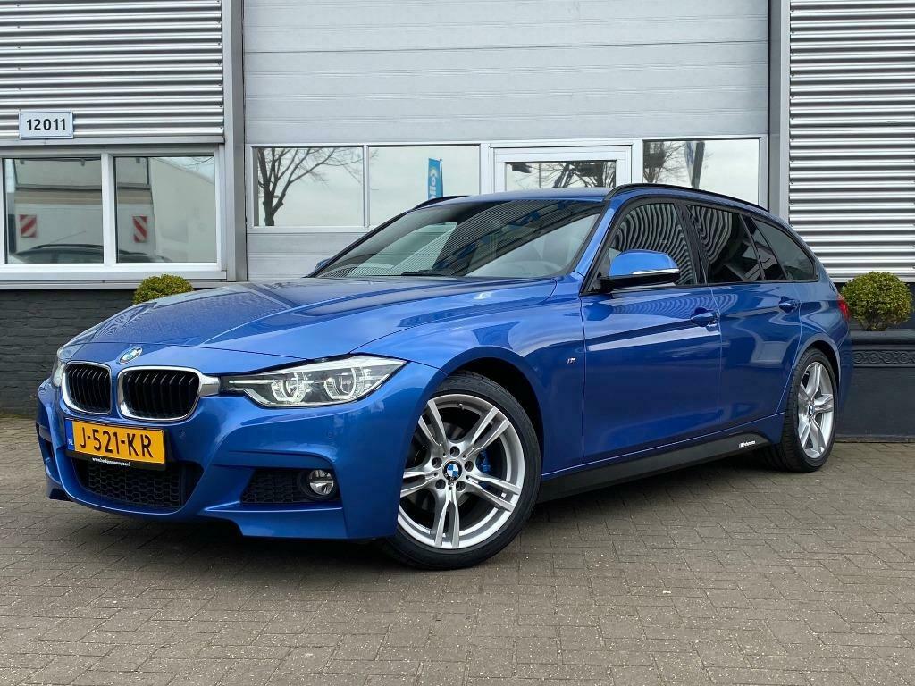 BMW 3-Serie M SportTouring  320i 184pk Aut. High ex 1ste Eig, Auto's, BMW, Automaat, Blauw, Stationwagon, Particulier