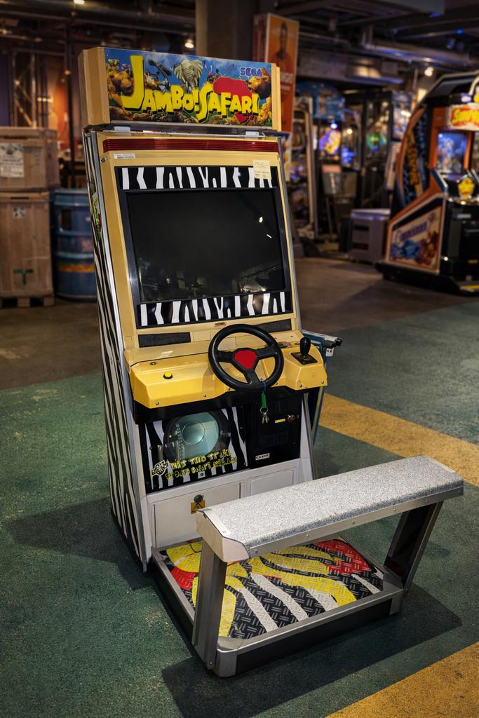 Arcade kast SEGA Jambo! Safari (incl. zitting), Avontuur en Actie, Gebruikt, 1 speler, Eén computer
