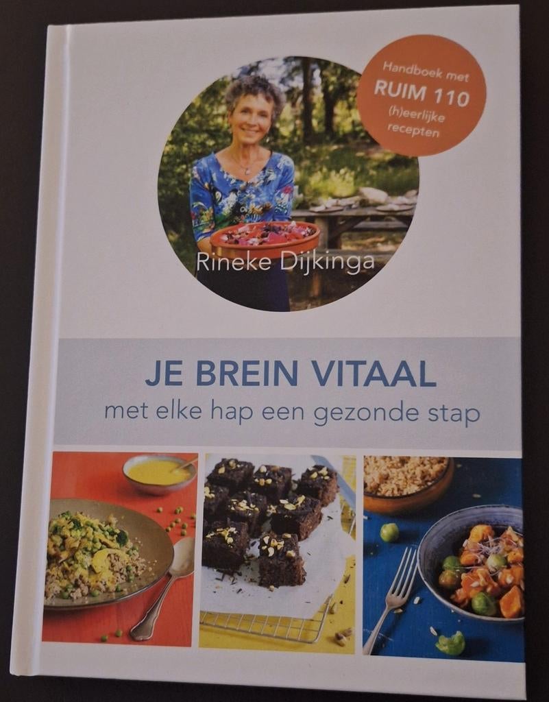 ALS NIEUW!! Rineke Dijkinga - Je Brein Vitaal, Boeken, Kookboeken, Ophalen of Verzenden, Zo goed als nieuw, Rineke Dijkinga