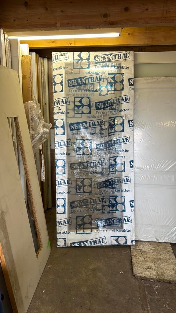 verschillende Opdek paneeldeur 93x231.5 cm zonder glas, Ophalen, 80 tot 100 cm, 215 cm of meer, Binnendeur