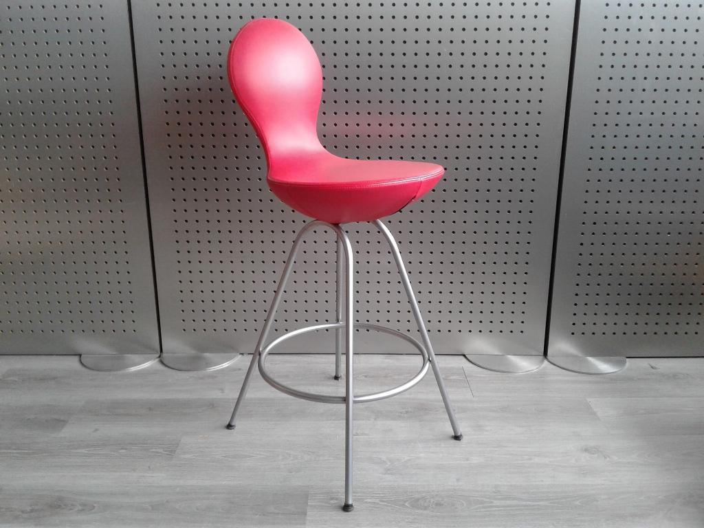 1x Variér (Stokke) Eight (Rood Leer), in Nieuwstaat!, Met voetsteun, 60 tot 90 cm, Nieuw, Ophalen of Verzenden