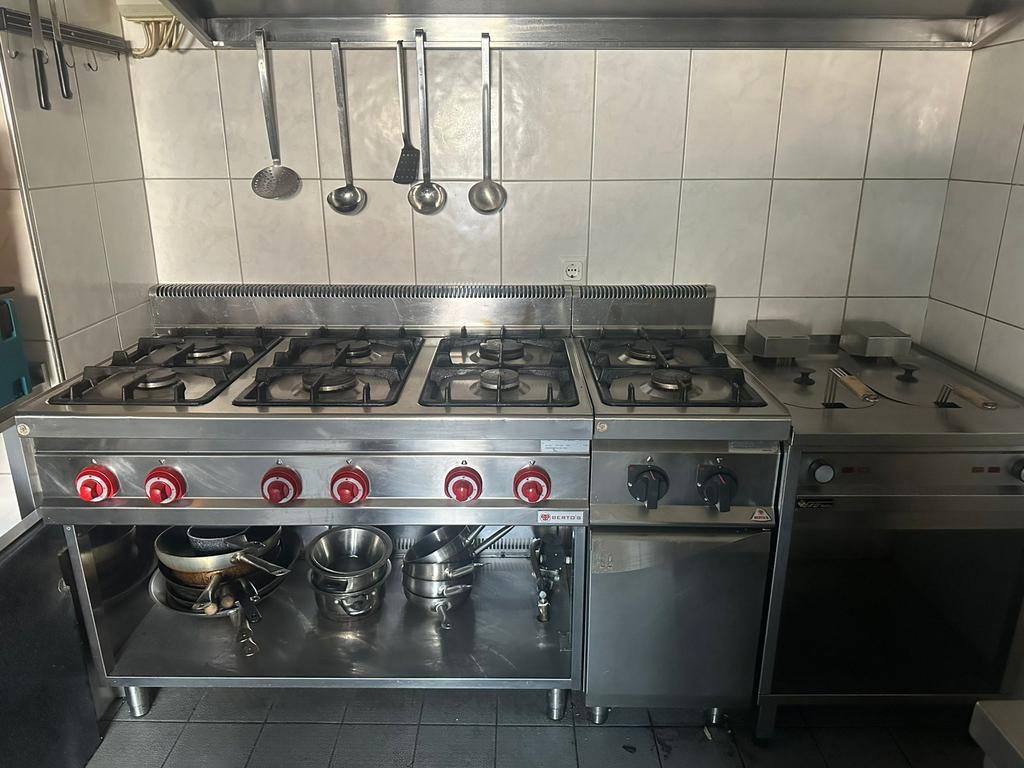 Friteuse 380V Dubbel prof. gebruik, Ophalen of Verzenden, Gebruikt, Fornuis, Frituur en Grillen