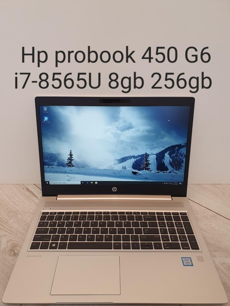 Uitstekende staat: Hp ProBook 450 G6 i7-8565U 8gb 256gb SSD, Computers en Software, Windows Laptops, Zo goed als nieuw, 15 inch