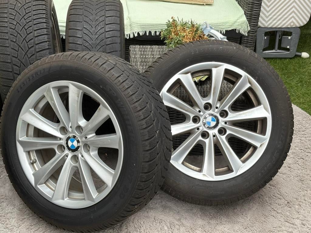BMW F11 Winterbanden Runflat 225/55R17, Auto-onderdelen, Banden en Velgen, Ophalen, Gebruikt, 17 inch, Winterbanden