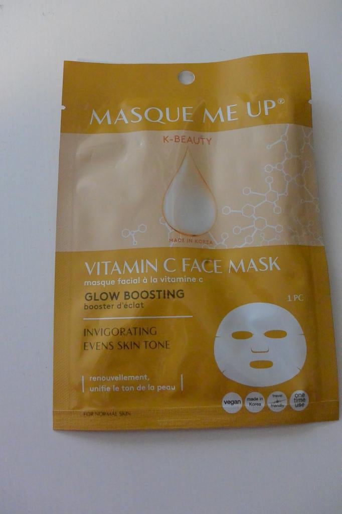Masque Me Up - K-Beauty - Vitamin C Mask, Ophalen of Verzenden, Nieuw, Gehele gezicht, Verzorging