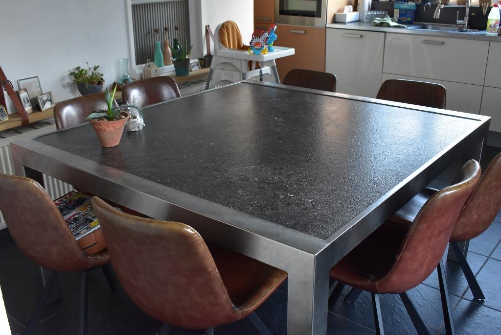 eettafel, Ophalen, Overige materialen, Gebruikt, Vierkant