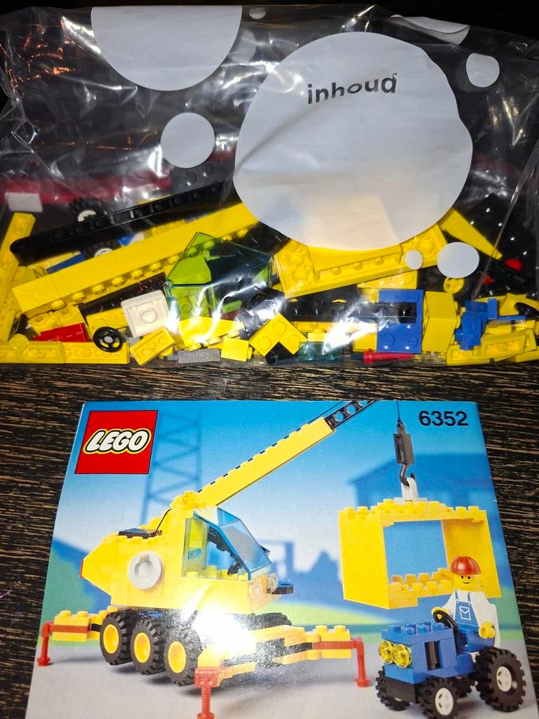 Lego set 6352 Cargomaster Crane compleet incl. handleiding, Ophalen of Verzenden, Gebruikt, Complete set, Lego