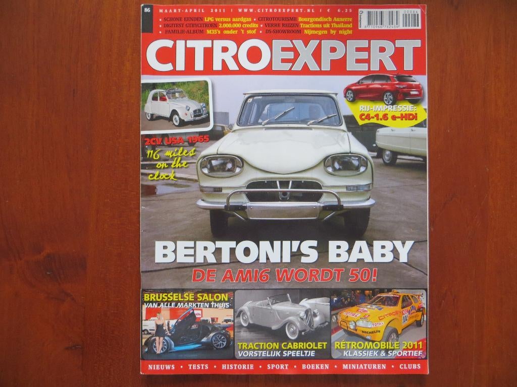 CitroExpert 86 Ami 6 50 jaar, Traction speeltje, 2CV USA, C4, Ophalen of Verzenden, Nieuw, Overige merken