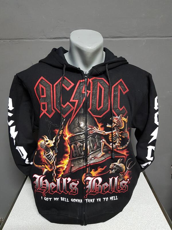 Zwart vest, ACDC, Rock band, printvest, Ophalen of Verzenden, Nieuw, Overige maten, Zwart