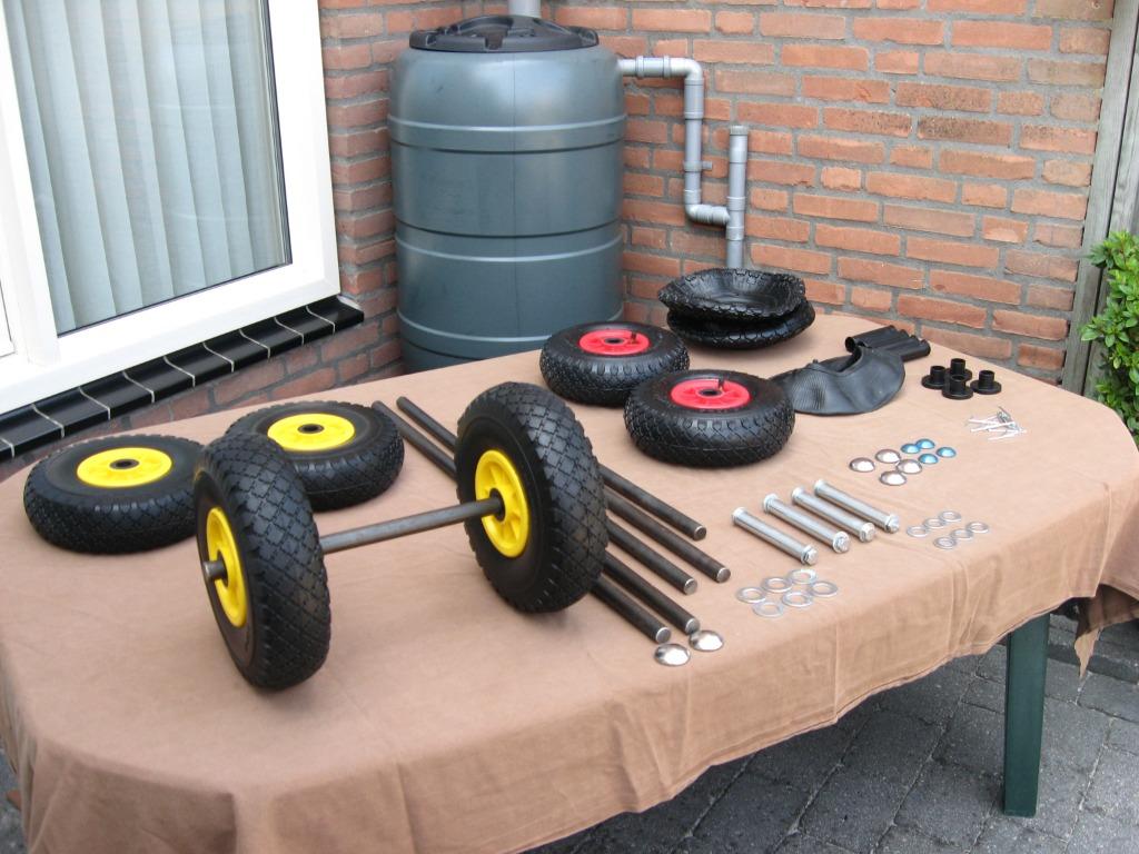 Bolderkar As 20 MM, Ook voor Steekwagen. En Wielen /Borg dop, Ophalen of Verzenden, Nieuw, Overige merken
