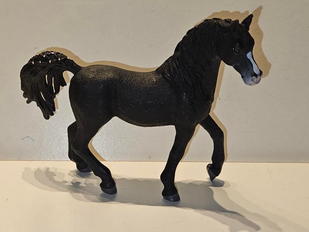 Schleich Zwart Paard uit 2015 - 10cm, Ophalen of Verzenden, Zo goed als nieuw