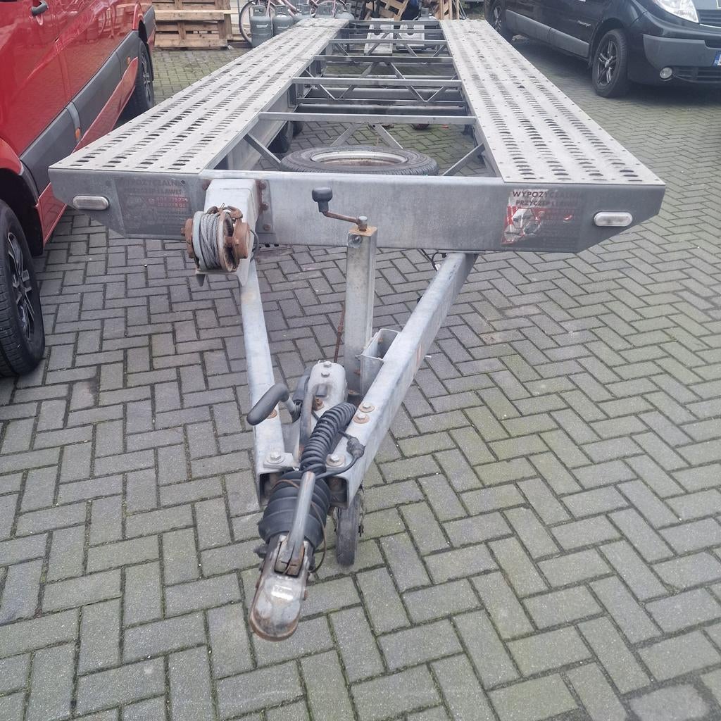 Plateauwagen / Autotransporter - Gebruikt, Auto diversen, Aanhangers en Bagagewagens, Ophalen of Verzenden, Gebruikt