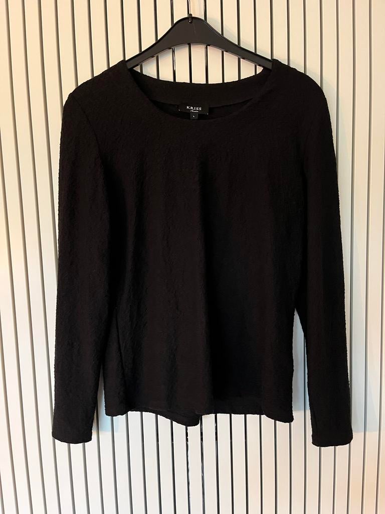 Truitje zwart merk Kriss maat L, Kleding | Dames, Zwart, Maat 42/44 (L), Ophalen of Verzenden, Zo goed als nieuw