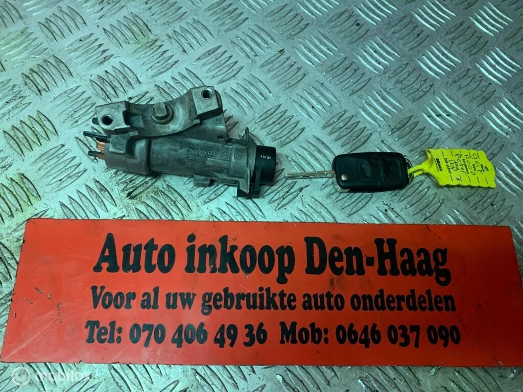 VW Golf Seat Audi ('97-'10) Contactslot + immobilizer, Gebruikt, Volkswagen, Ophalen of Verzenden, Volkswagen