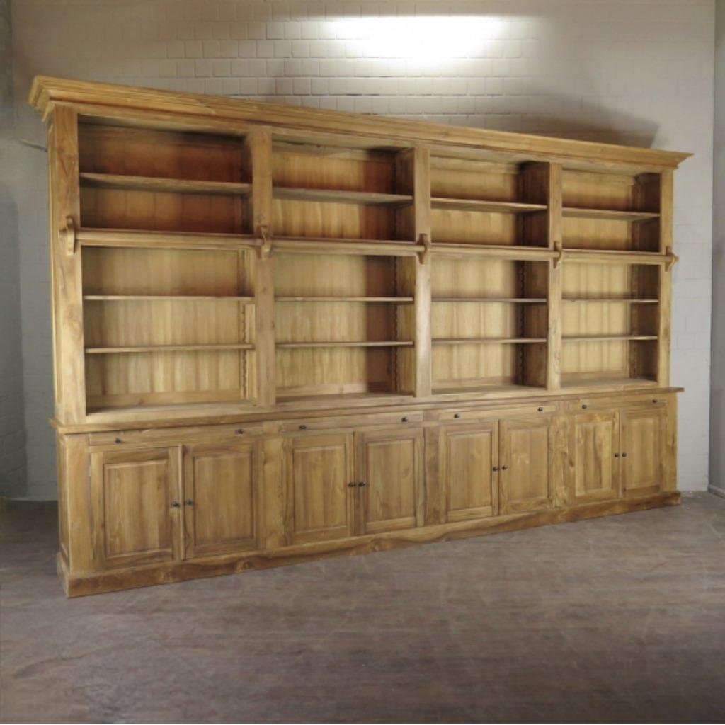 22373 bibliothekerskast, met ladder, 4.11 m, Ophalen of Verzenden, Nieuw