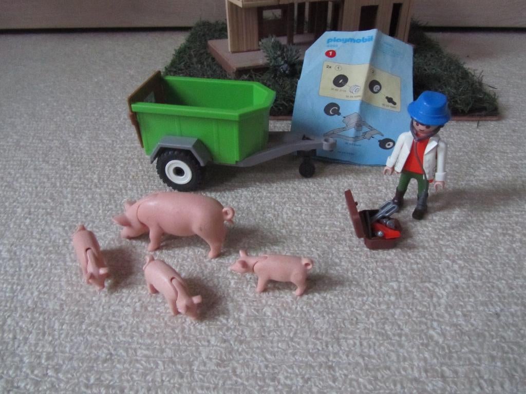 Playmobil 4495 - Veearts met varkens, Ophalen of Verzenden, Zo goed als nieuw, Complete set