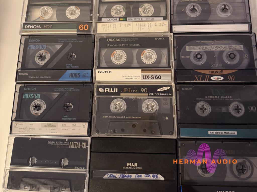 Premium Cassette Tape – 18x TDK Maxell Sony Denon Fuji €3,80, Wereldmuziek, Zo goed als nieuw, Voorbespeeld, Met bewaardoos, rek of koffer