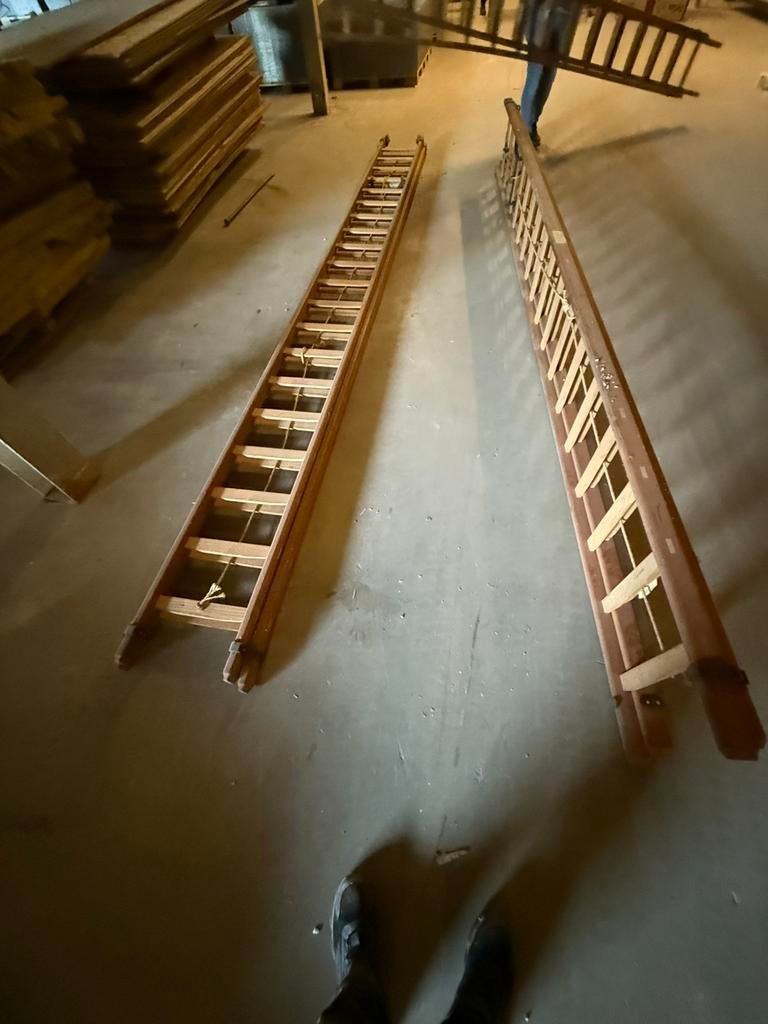 Diverse nieuwe schuif en optrek ladders te koop, Ophalen, Nieuw, Ladder, Opvouwbaar of Inschuifbaar