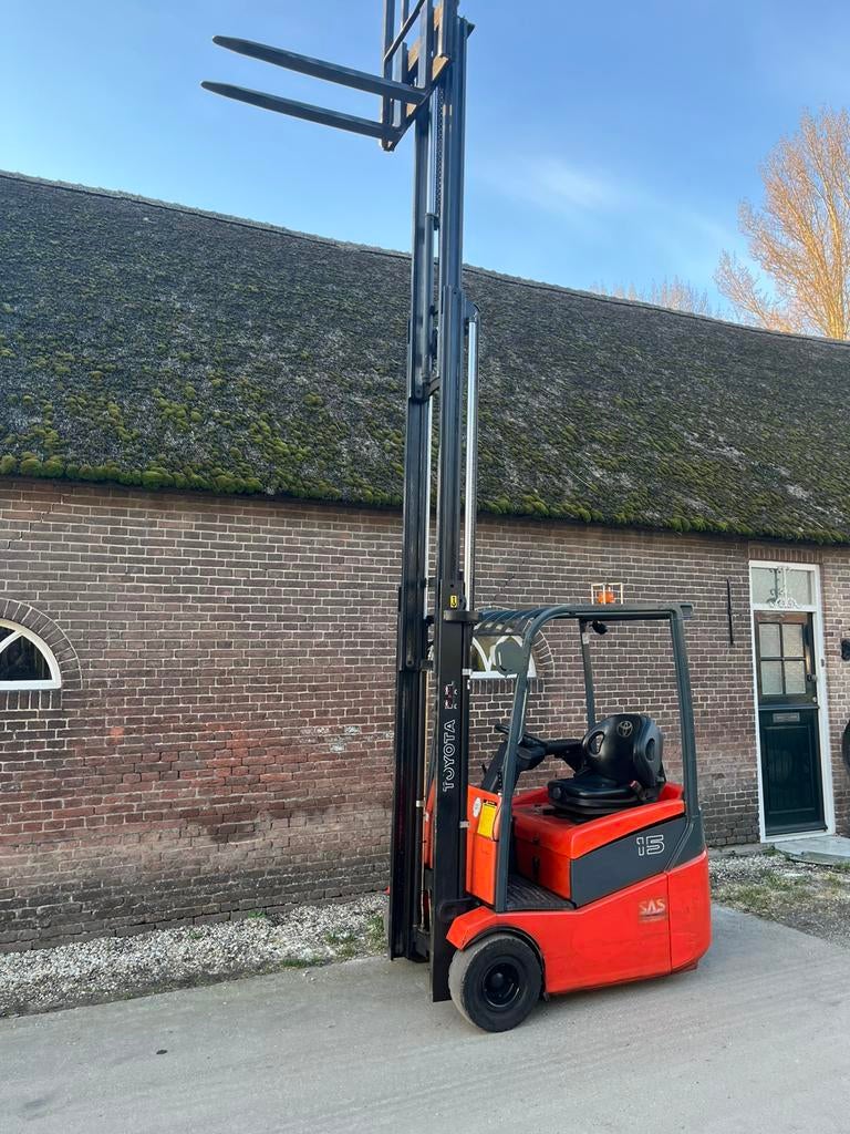 Toyota 7fbest 15 sas 1500kg triplex freelift sideshift✅, 1000 tot 2000 kg, Ophalen of Verzenden, Elektrisch, Heftruck