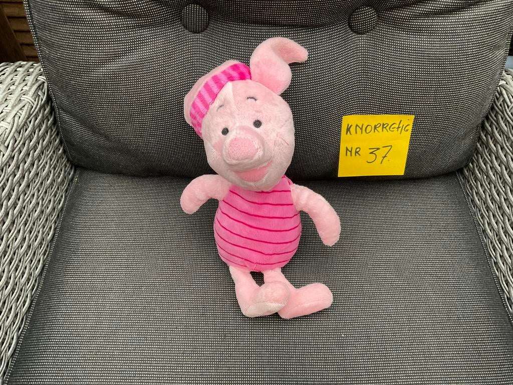 Nieuwe zgan Disney Knorretje knuffel 30cm met slaapmuts, Ophalen, Winnie de Poeh of vrienden, Nieuw, Knuffel