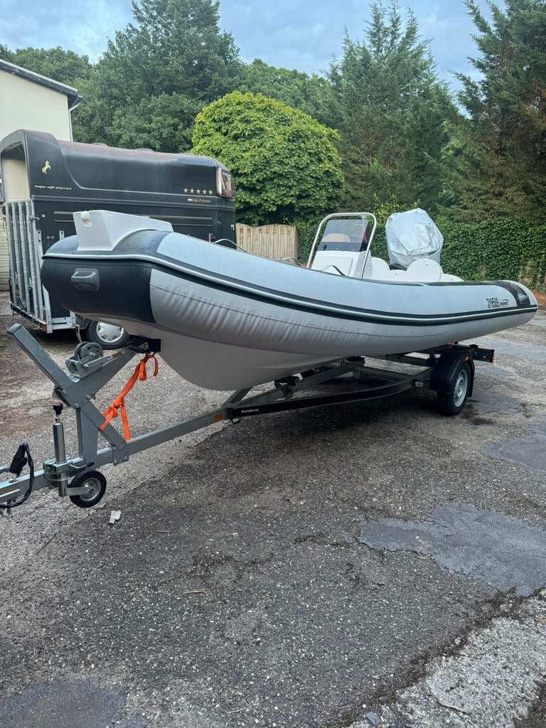 Rib Nimarine 500 met 80pk mercury nieuw  bj2024 incl trailer, Watersport en Boten, Benzine, Overige materialen, Ophalen, Overige merken