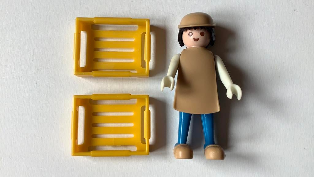 Playmobil 3369 vintage boer pet schort klompen kratten, Ophalen, Zo goed als nieuw