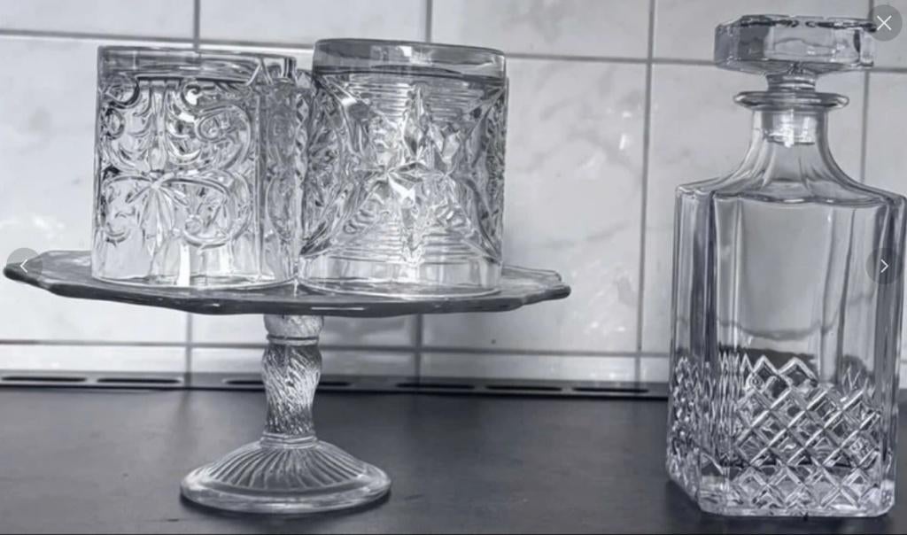 Whiskey set met 6 glazen, Ophalen of Verzenden, Zo goed als nieuw, Overige typen
