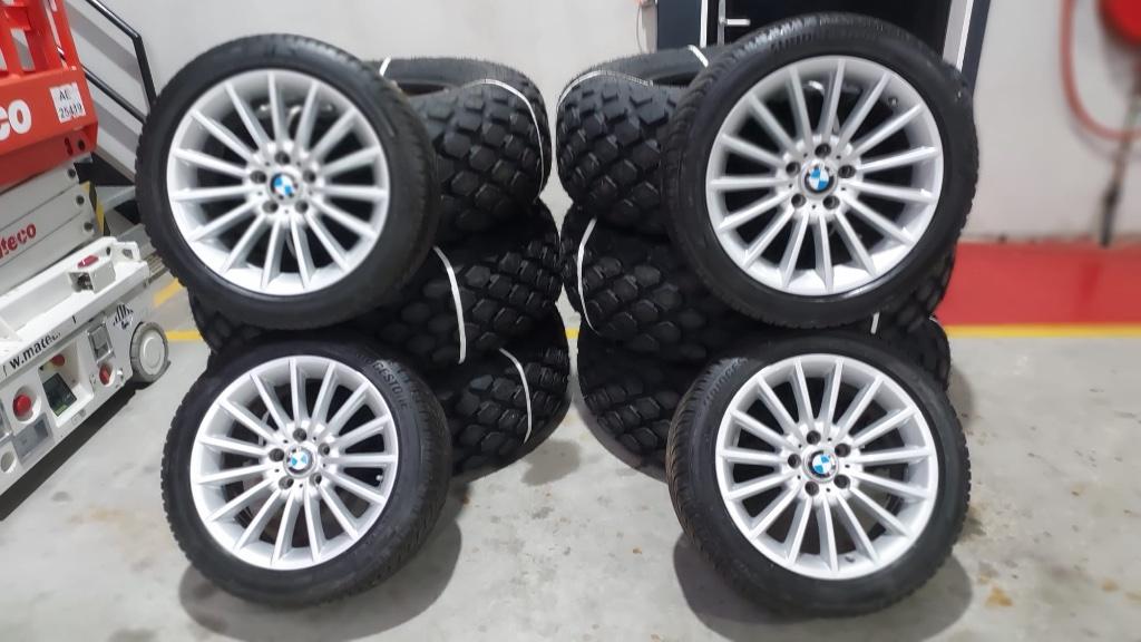 velgen en winterbanden voor bmw 5 of 6 serie, Auto-onderdelen, Banden en Velgen, Ophalen, 18 inch, Banden en Velgen, Winterbanden