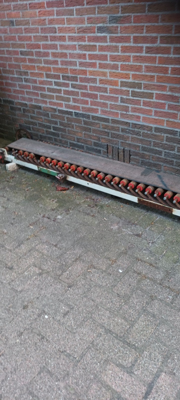 lopende band 3 meter met pouli aandrijving, Ophalen