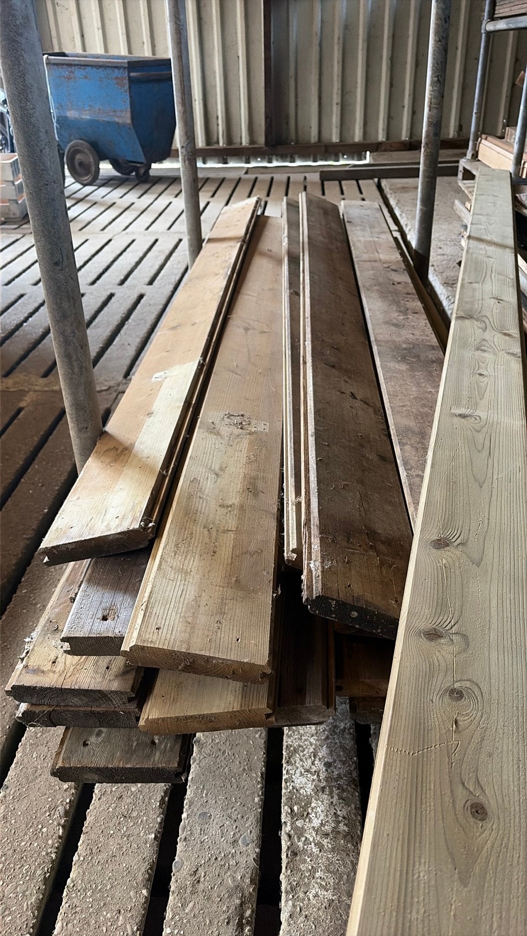 Planken, blokhutprofielen, 28x135, Ophalen, Gebruikt, 180 tot 250 cm, Planken