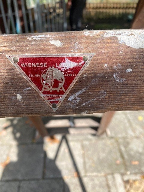 wienese ladder trap, Ophalen, Gebruikt, Trap, Opvouwbaar of Inschuifbaar